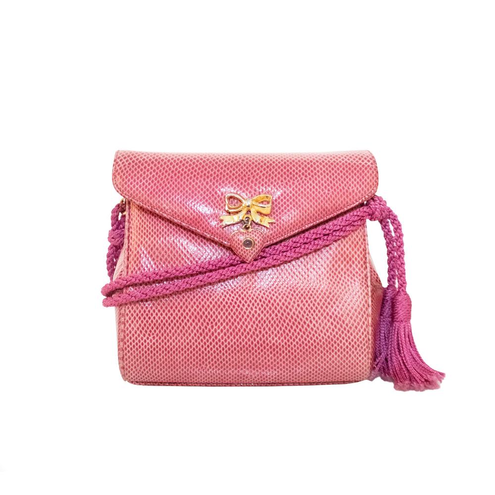  Judith Leiber Pink Vintage Ol Handbag