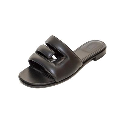 Givenchy Size 38 Black Leather Sandals 