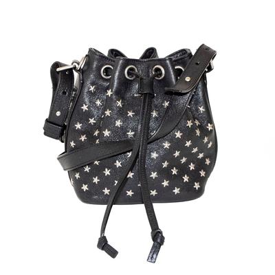 Saint Laurent Black Star Bucket Bag