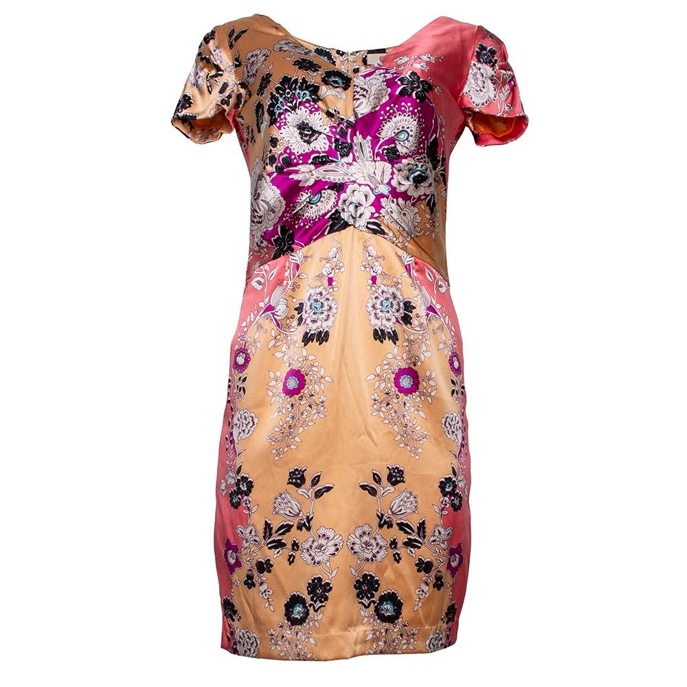  Etro Size 44 Pink Floral Dress