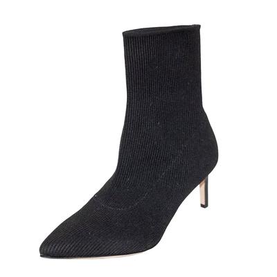  Veronica Beard Size 5.5 Black Nylon Ankle Boots