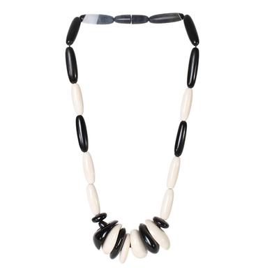 Two Tone Bead Necklace