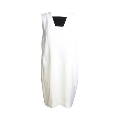 Rag & Bone Size Medium White V Neck Dress