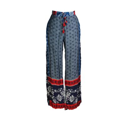 Johnny Was Size Small Multi Print Wide Leg Pants