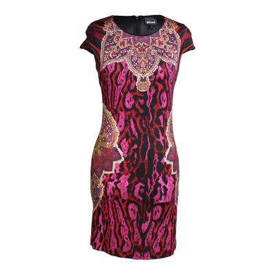 Just Cavalli Size Small Abstract Short Dress 