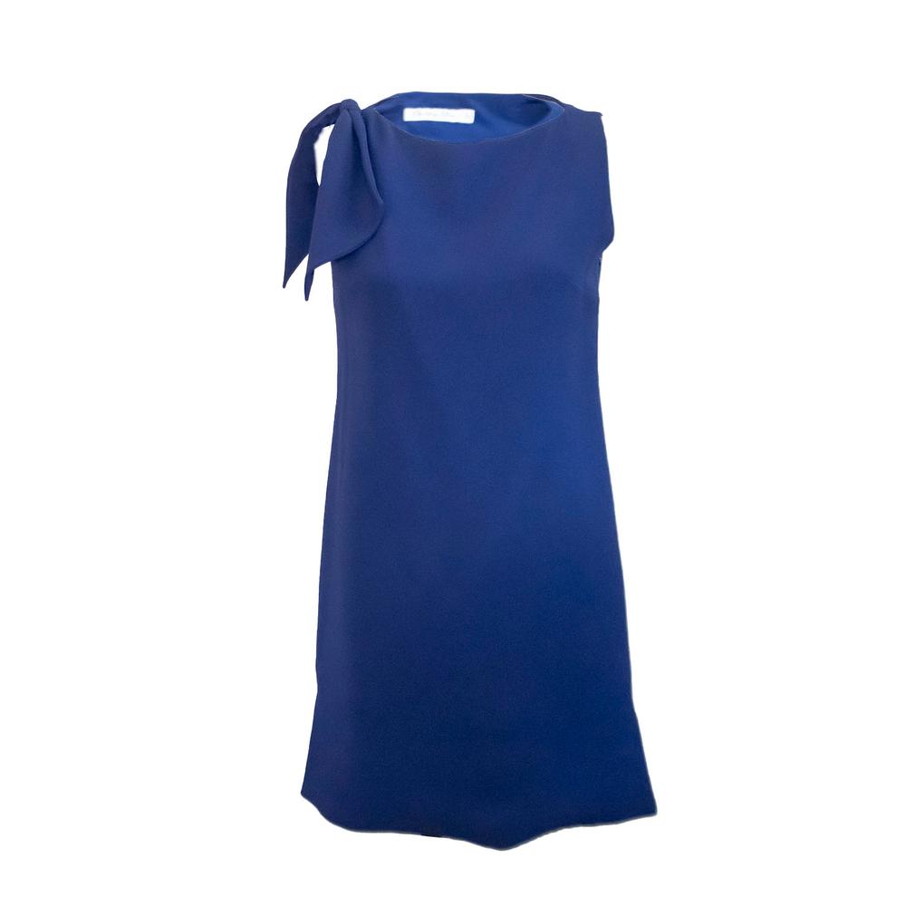  Christian Dior Size 6 Blue Sleeveless Dress