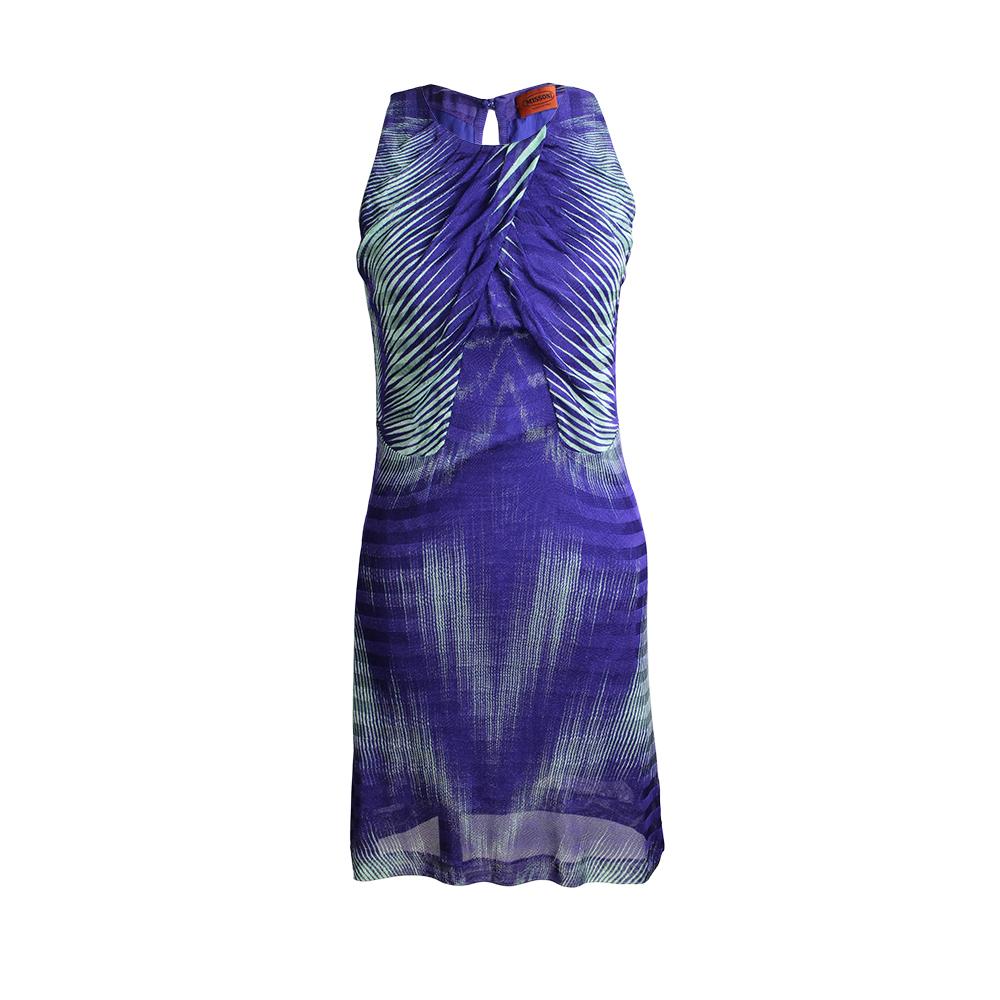  Missoni Size Small Abstract Print Sleeveless Dress