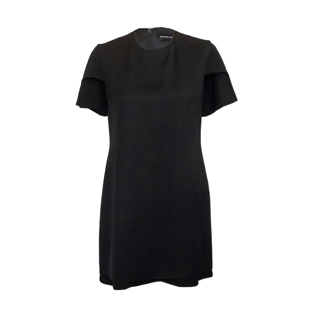  Brandon Maxwell Size Small Black Short Dress