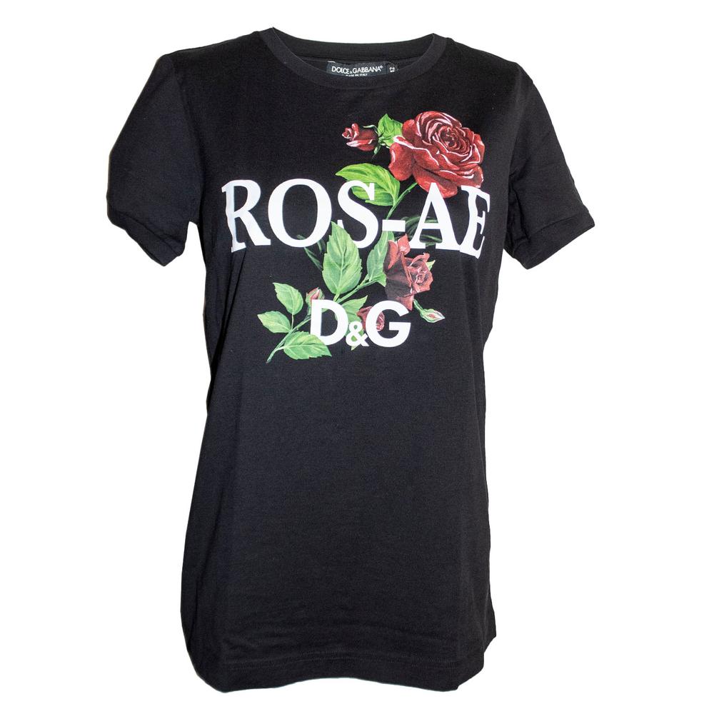  Dolce & Gabbana Size 42 Ros- Ae Graphic Tee