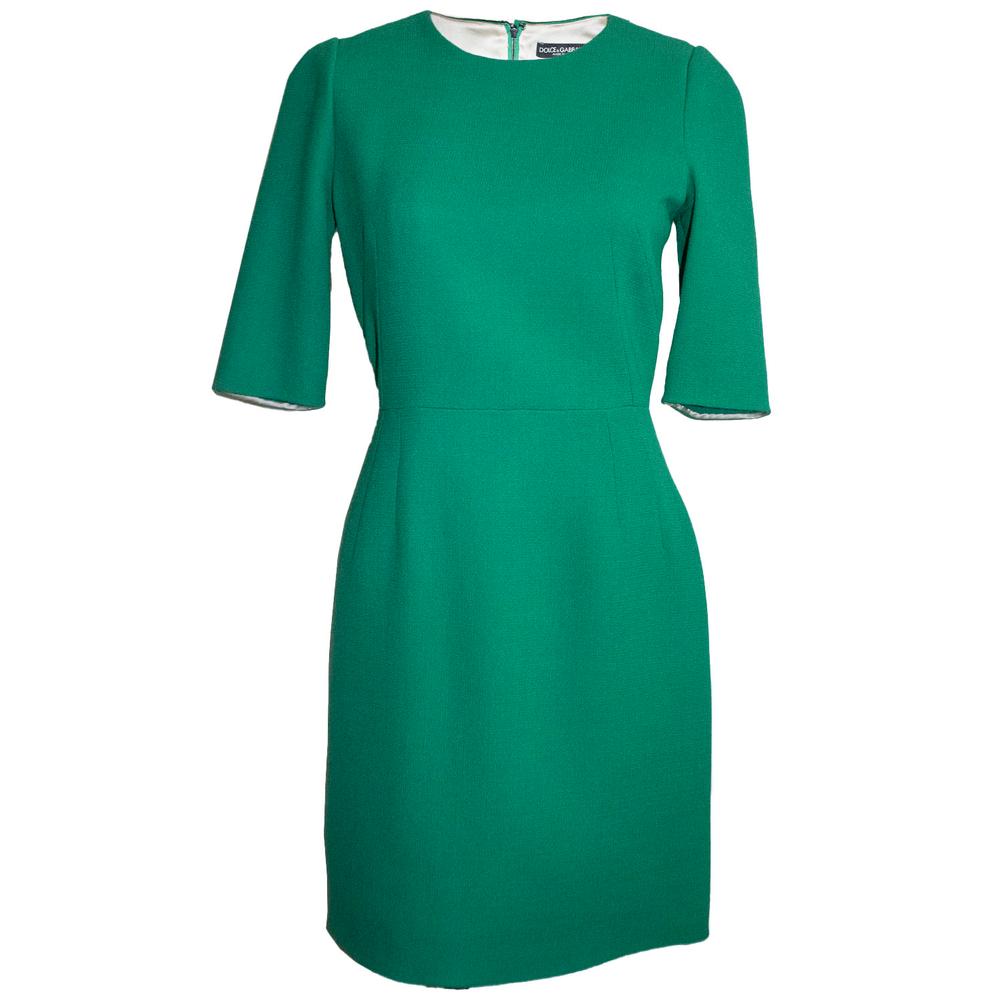  Dolce & Gabbana Size 42 Green Short Dress
