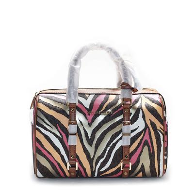 Michael M Kors Brown Small Cheetah Stripe Handbag 