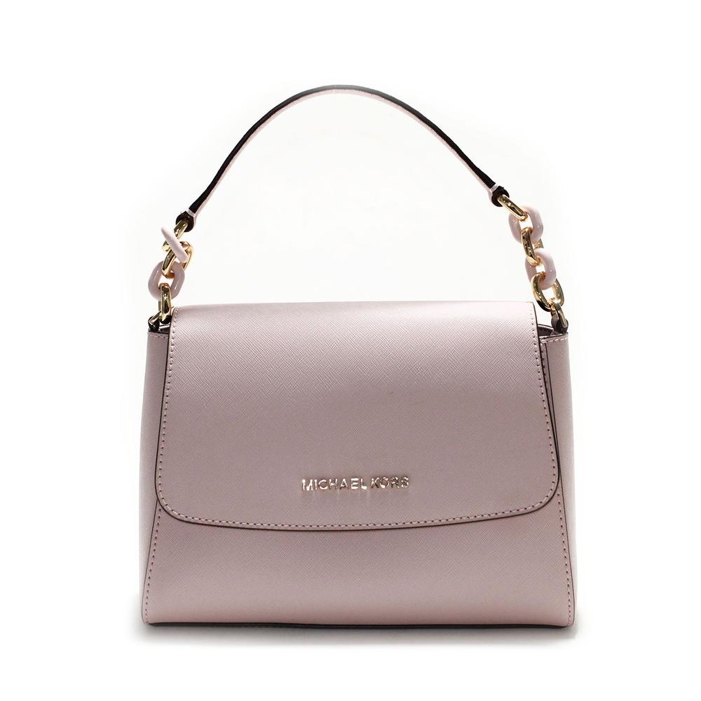  Michael Kors Pink Leather Short Handle Handbag