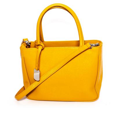 Furla Yellow Leather Crossbody Bag
