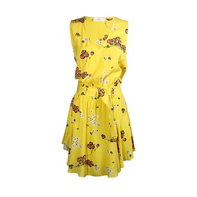 ALC Size XS Floral Print Dress With Belt