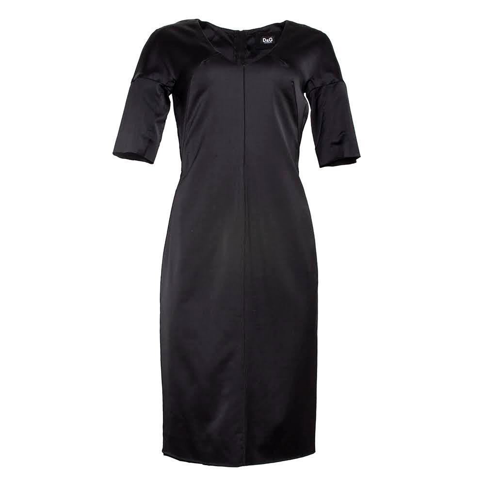  Dolce & Gabbana Size 44 Black Dress