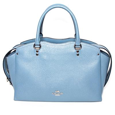 Coach Blue Leather Handbag