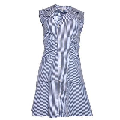 Derek Lam Size 2 Blue Striped Dress