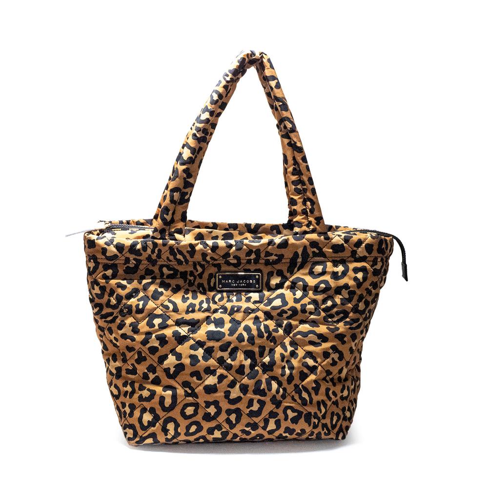  Marc Jacobs Quilted Leopard Print Tote