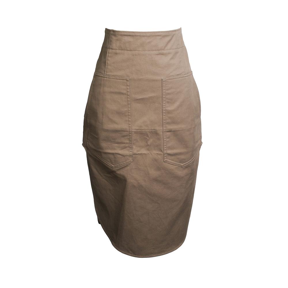  New Tibi Size 4 Cotton Large Pocket Skirt