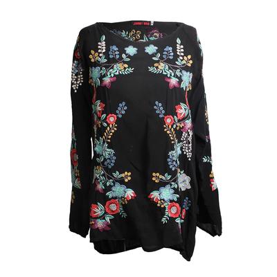 Johnny Was Size Small Embroidered Long Sleeve Top 