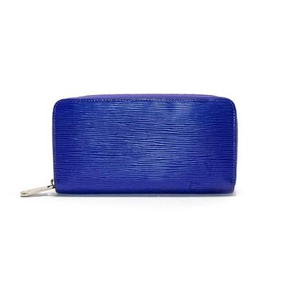 Louis Vuitton Purple Zippy Lined Wallet 