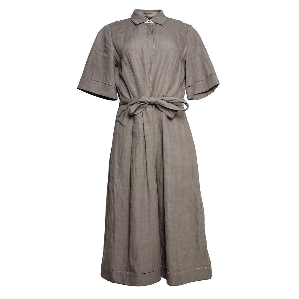  Lafayette 148 Size Medium Grey Dress