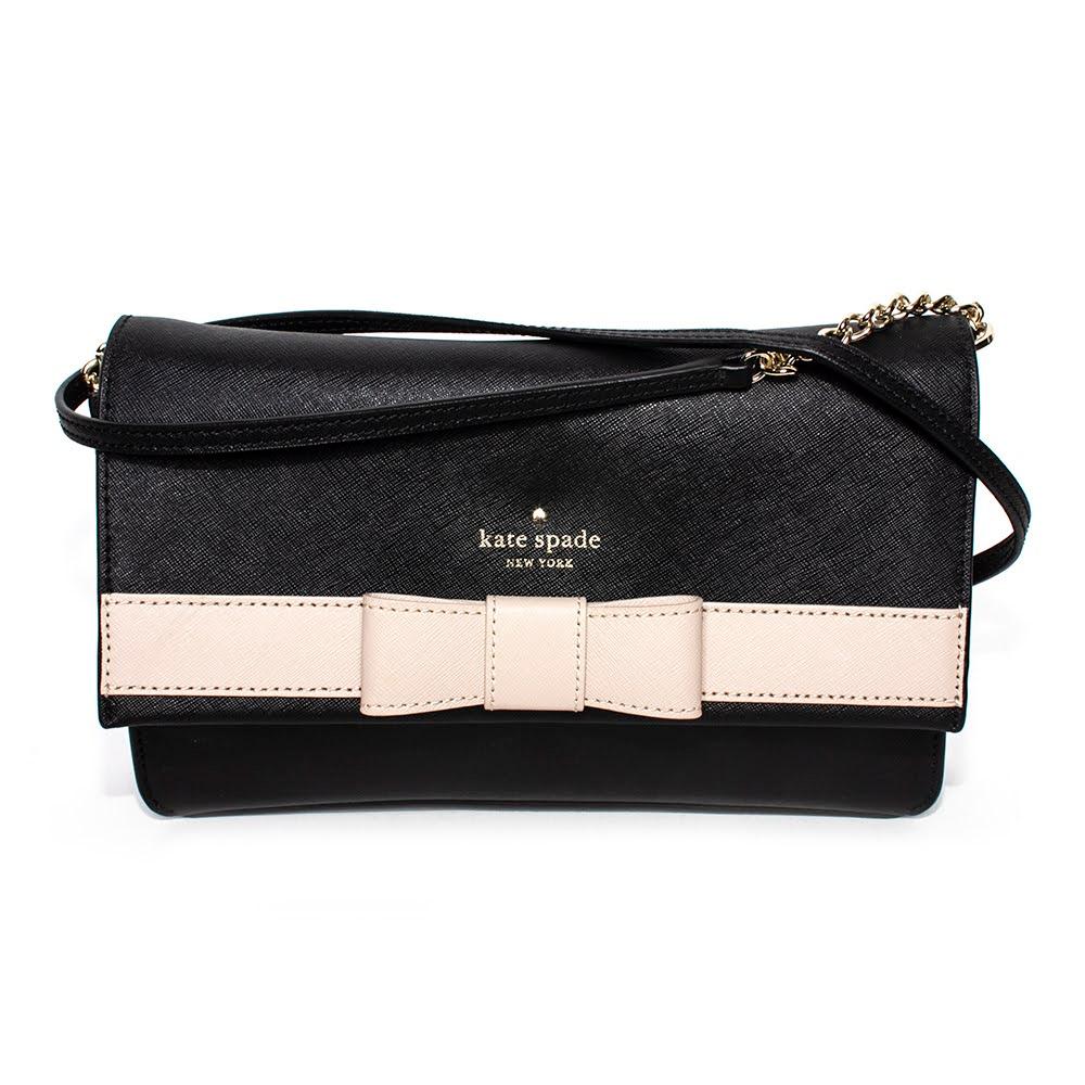  Kate Spade Black Leather Crossbody Bag