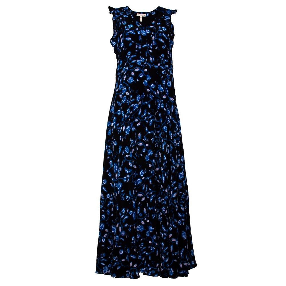  Rebecca Taylor Size 6 Black Floral Maxi Dress