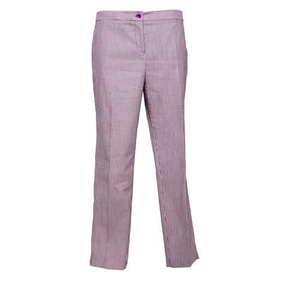 Etro Size 48 Purple Striped Pants