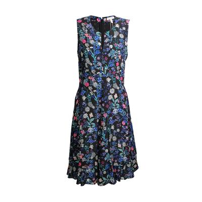 Rebecca Taylor Size 4 Sleeveless Alice Floral Print Dress 