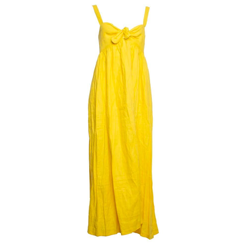 New Mara Hoffman Size 6 Yellow Dress