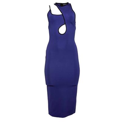 David Koma Size 8 Blue Dress