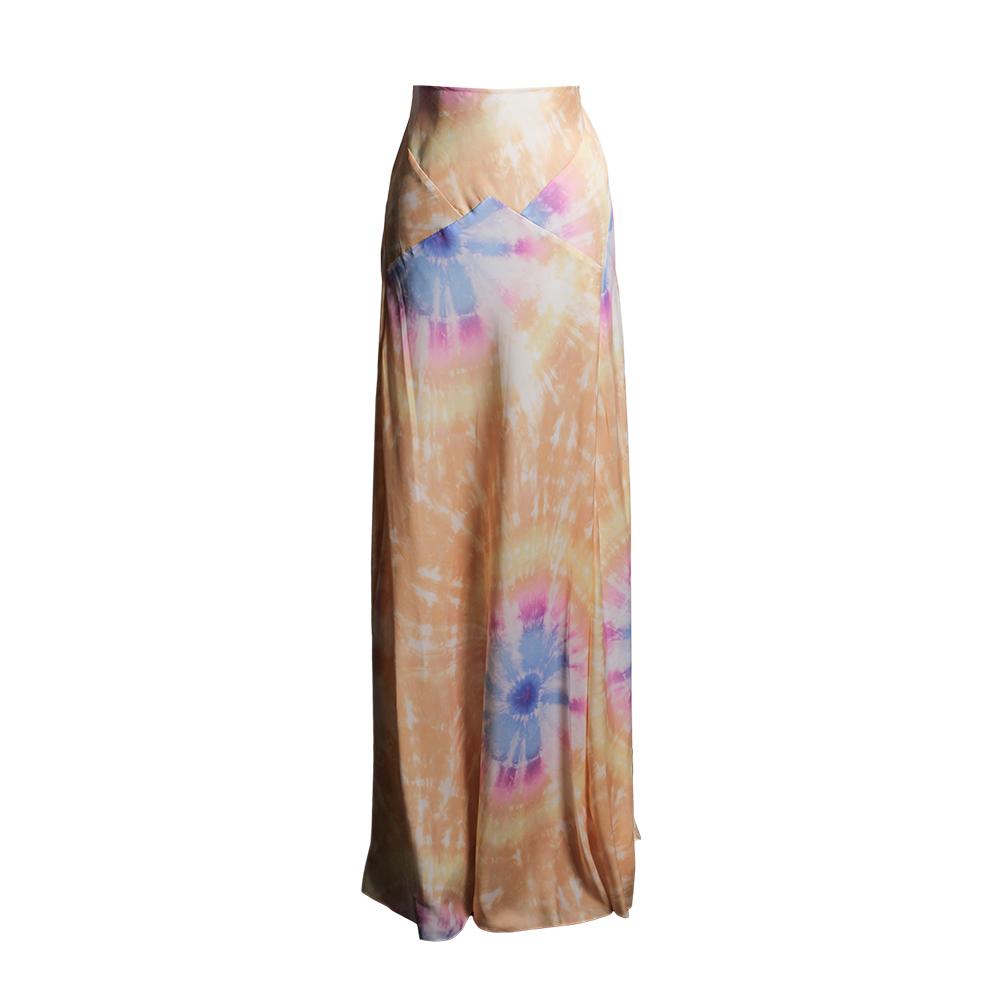  Paco Rabanne Size Small Tie Dye Maxi Skirt