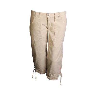 Prada Size Medium Khaki Capri Pants