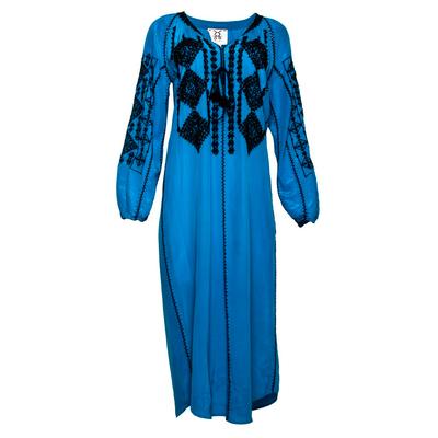 Figue Size Small Blue Maxi Dress