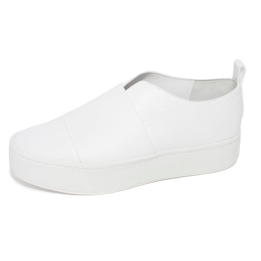  Vince Size 6.5 White Leather Shoes