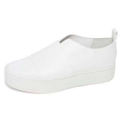 Vince Size 6.5 White Leather Shoes