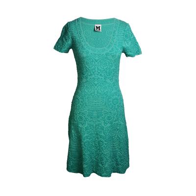 M By Missoni Size Small Knit Green Dress