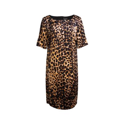 St. John Size 8 Leopard Dress