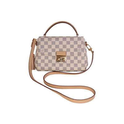  Louis Vuitton Croisette Damier Azur Crossbody Handbag