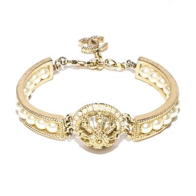 Chanel Gold Pearl Bracelet