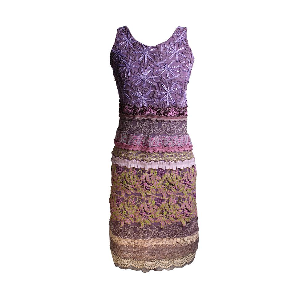  Save The Queen Size Medium Multi Textile Sheath Dress