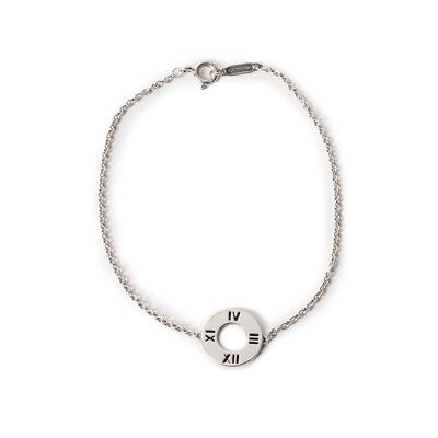 Tiffany & Co. Sterling Silver Atlas Disk Chain Bracelet