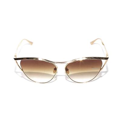 Dita Revoir Gold Cat Eye Sunglasses