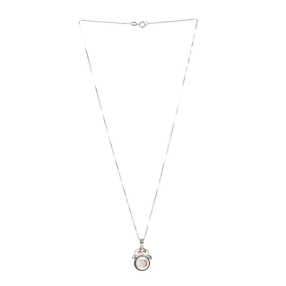 14kwg Opal Drop Necklace