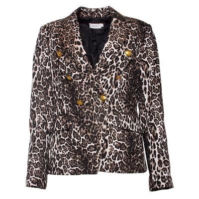 ALC Size 12 Brown Leopard Print Jacket