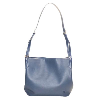 Louis Vuitton Epi Mandara Blue Handbag