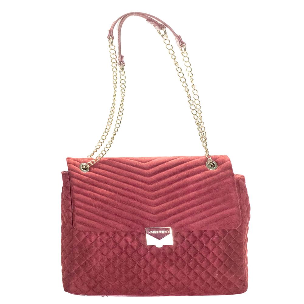  Valentino Red Spa Quilted Handbag