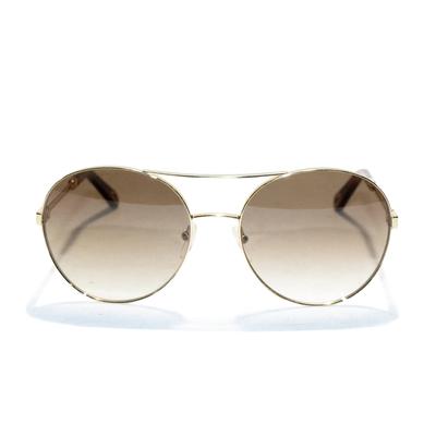 Chloe CE2130S Gold Tone Wire Round Sunglasses