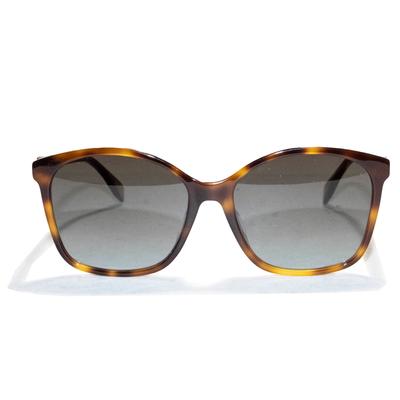 Fendi Cutout Acetate Butterfly Brown Sunglasses